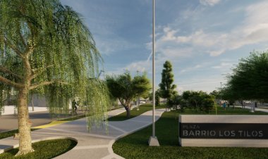 Así quedará la nueva plaza del barrio Los Tilos