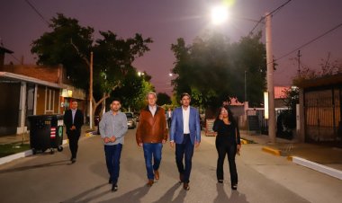 La villa Fausto Carrasco estrenó obras de urbanización por primera vez en su historia