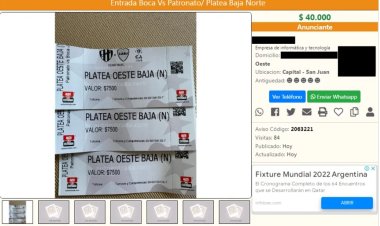 Piden hasta $40.000 por una entrada para  ver a Boca.