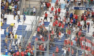 Se piko: Incidentes entre Boca Vs Independiente