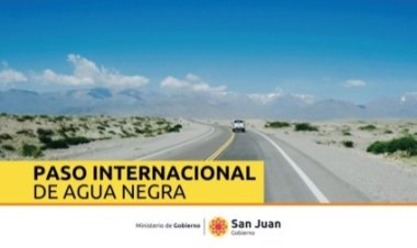 Gobierno informa el estado del Paso de Agua Negra al 05/01/24