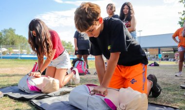 Los niños de la Colonia de Verano recibieron una capacitación de RCP