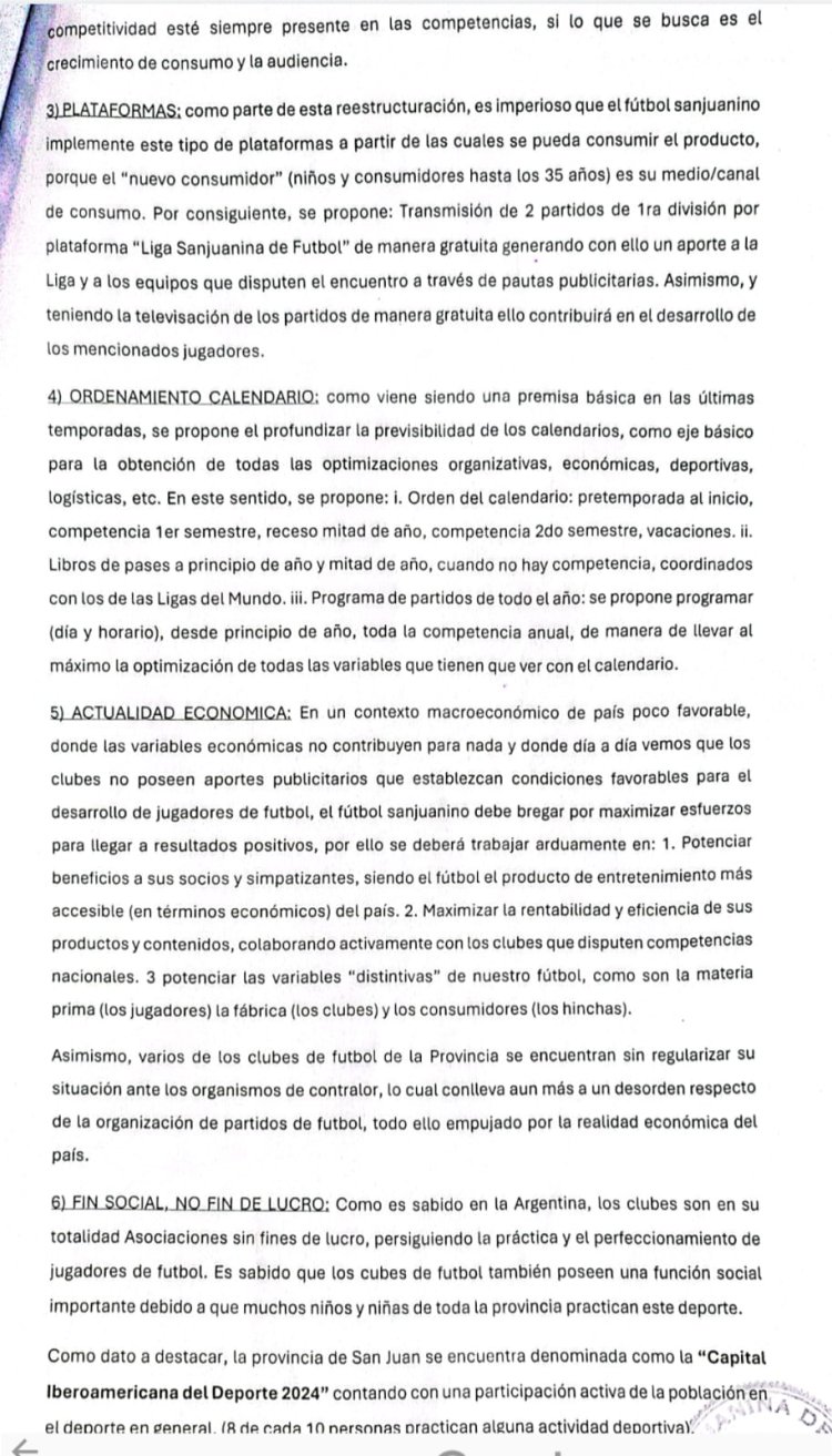 Llamado de CHIQUI TAPIA a San Juan?  Proyecto de reestruccturacion del futbol Sanjuanino. ¿ San Juan seguira los Lineamiento de AFA ?