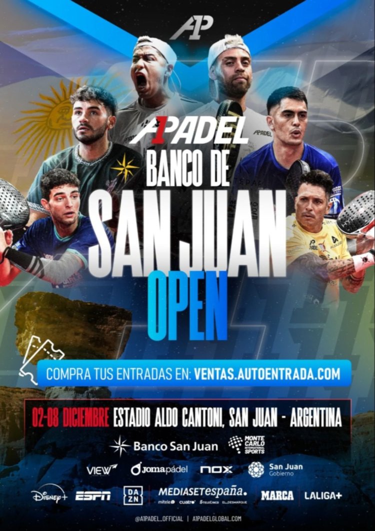 Llega a San Juan el mejor PADEL del Mundo la A1PADEL